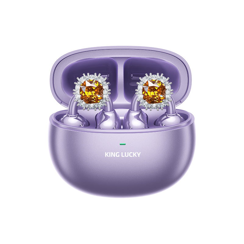 Pendientes de clip con auriculares Bluetooth